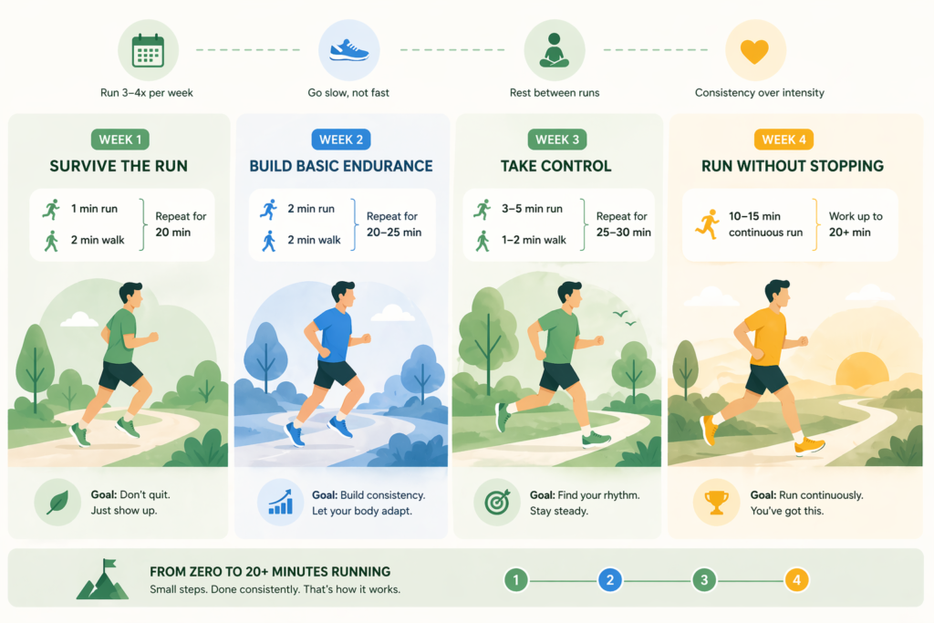 4-Week Beginner Running Plan