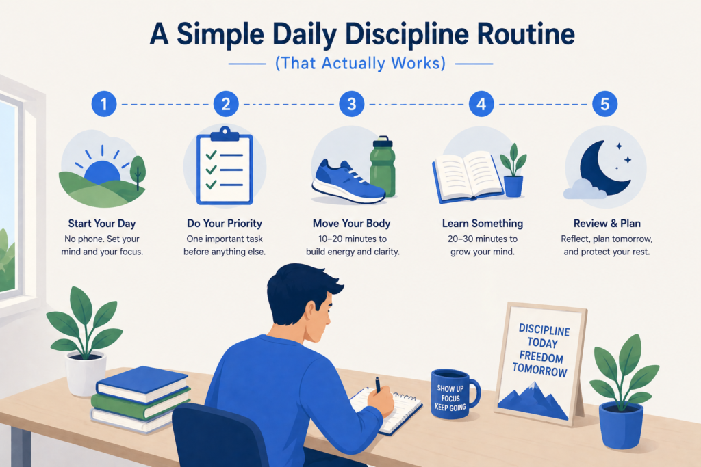 A Simple Daily Discipline Routine (That Actually Works)