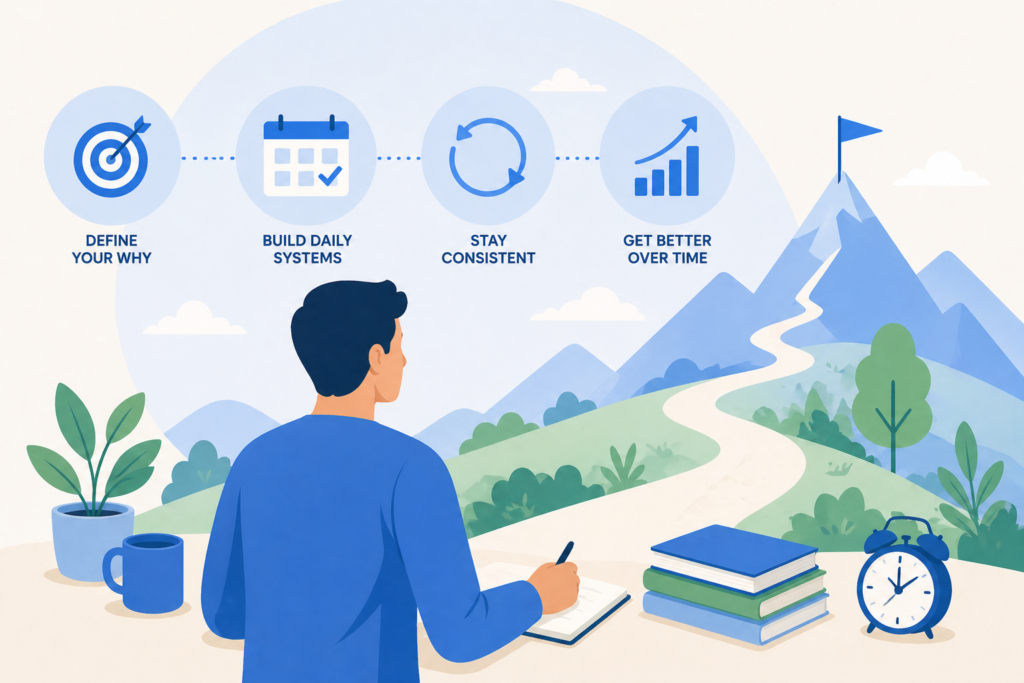 How to Build Discipline That Actually Lasts (A System, Not Motivation)
