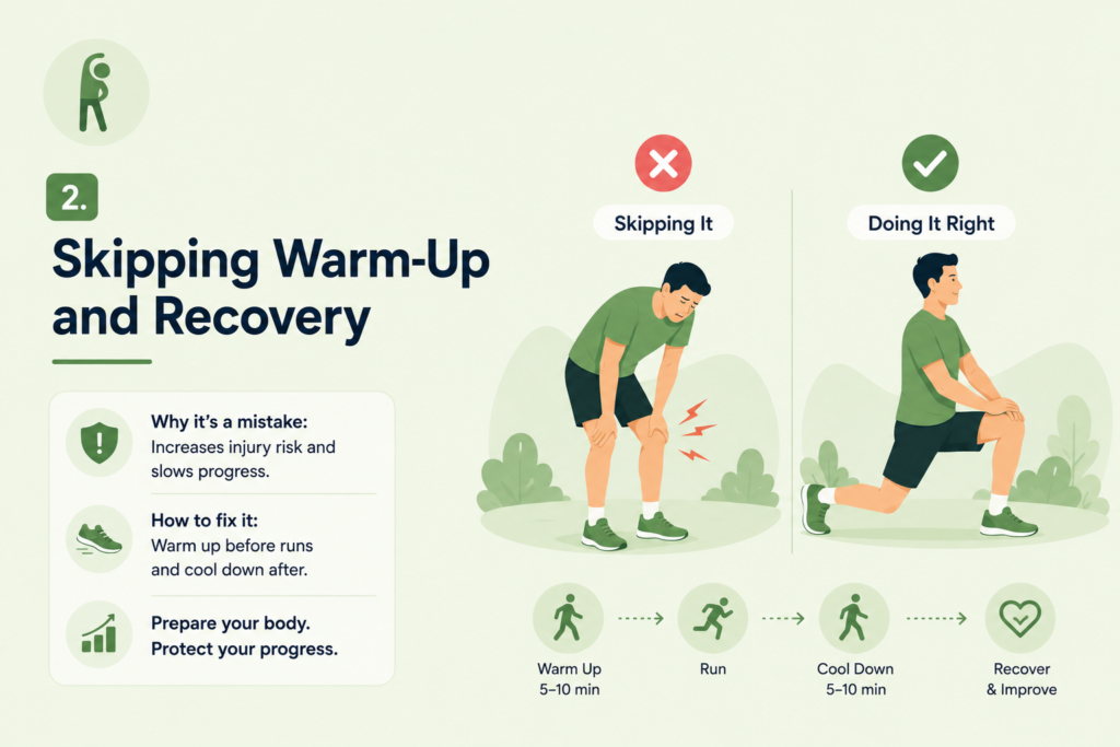 Skipping Warm-Up and Recovery