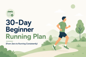 30-Day Beginner Running Plan (From Zero to Running Consistently)