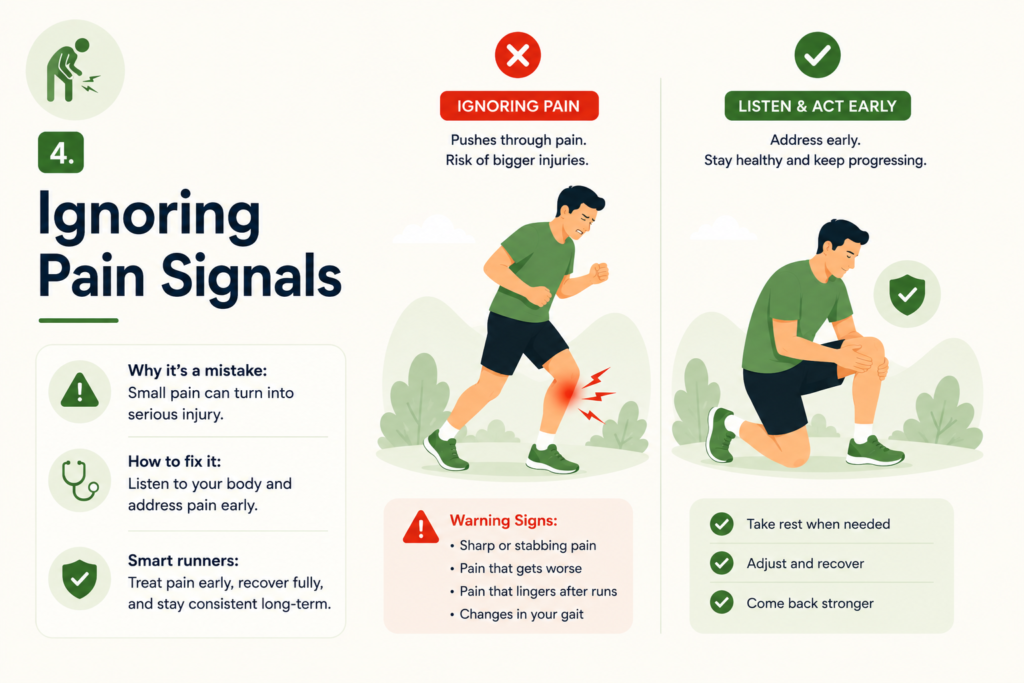 Ignoring Pain Signals