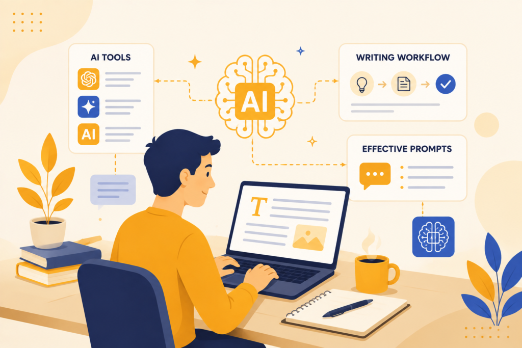 Beginner’s Guide to AI for Writers (Tools, Workflow, and Prompts That Actually Work)