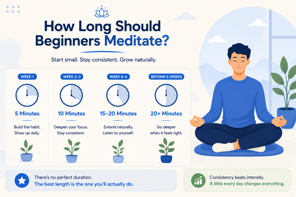 How Long Should Beginners Meditate?