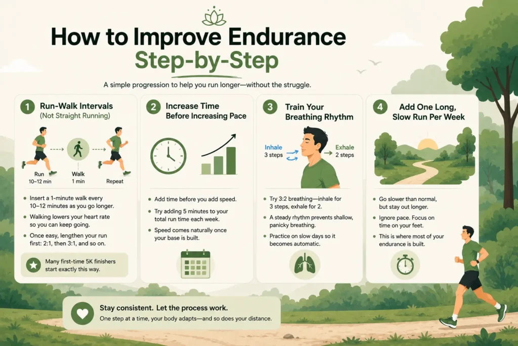 How to Improve Endurance Step-by-Step