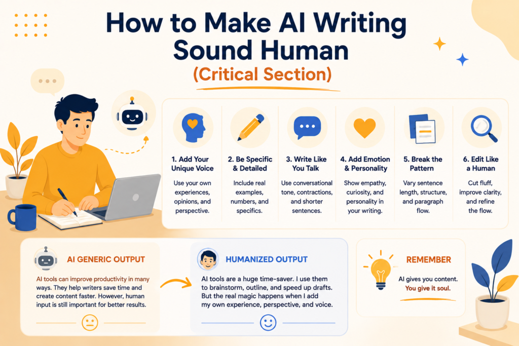 How to Make AI Writing Sound Human 
