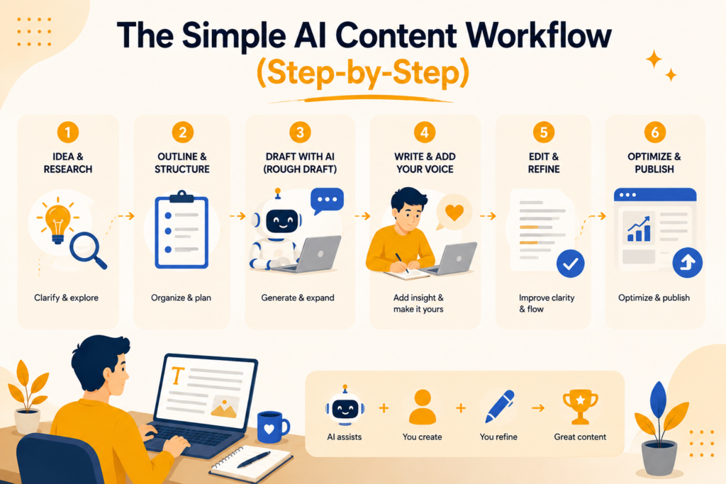 The Simple AI Content Workflow (Step-by-Step)