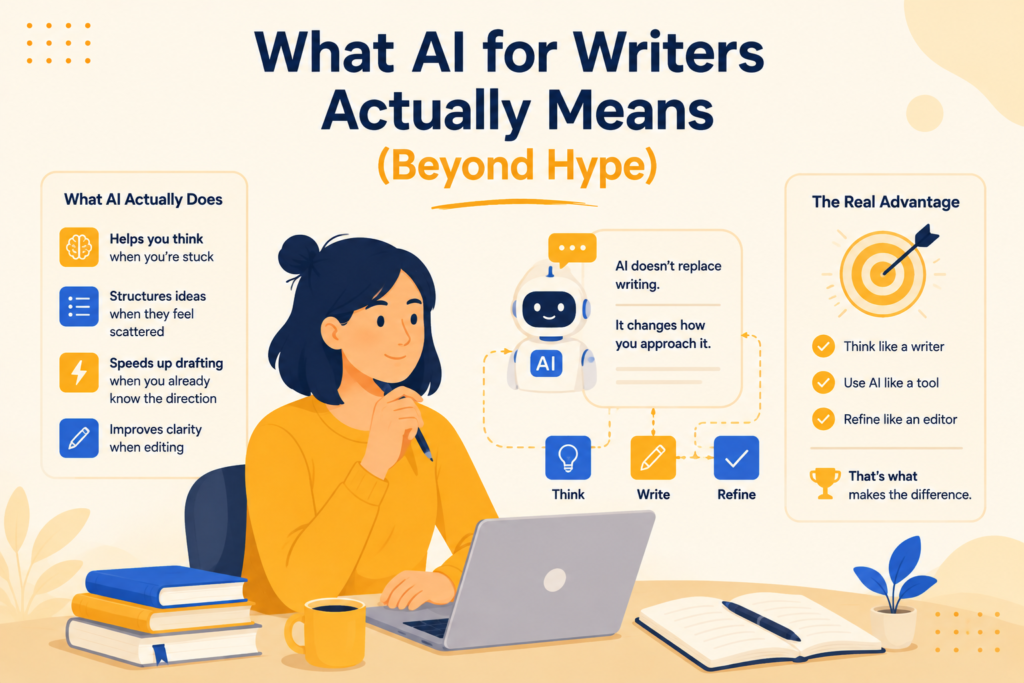 What AI for Writers Actually Means (Beyond Hype)