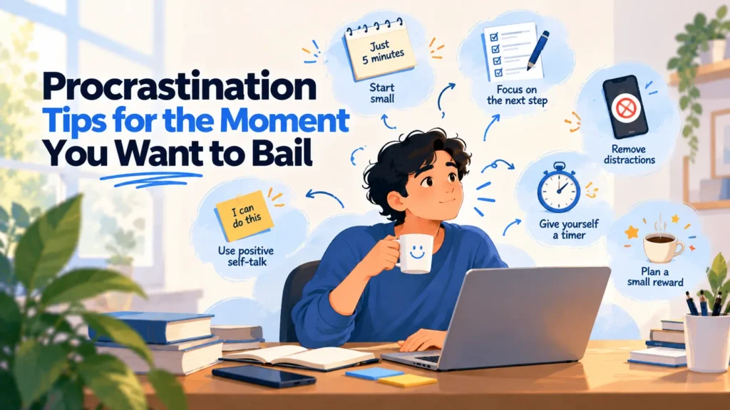 Procrastination Tips for the Moment